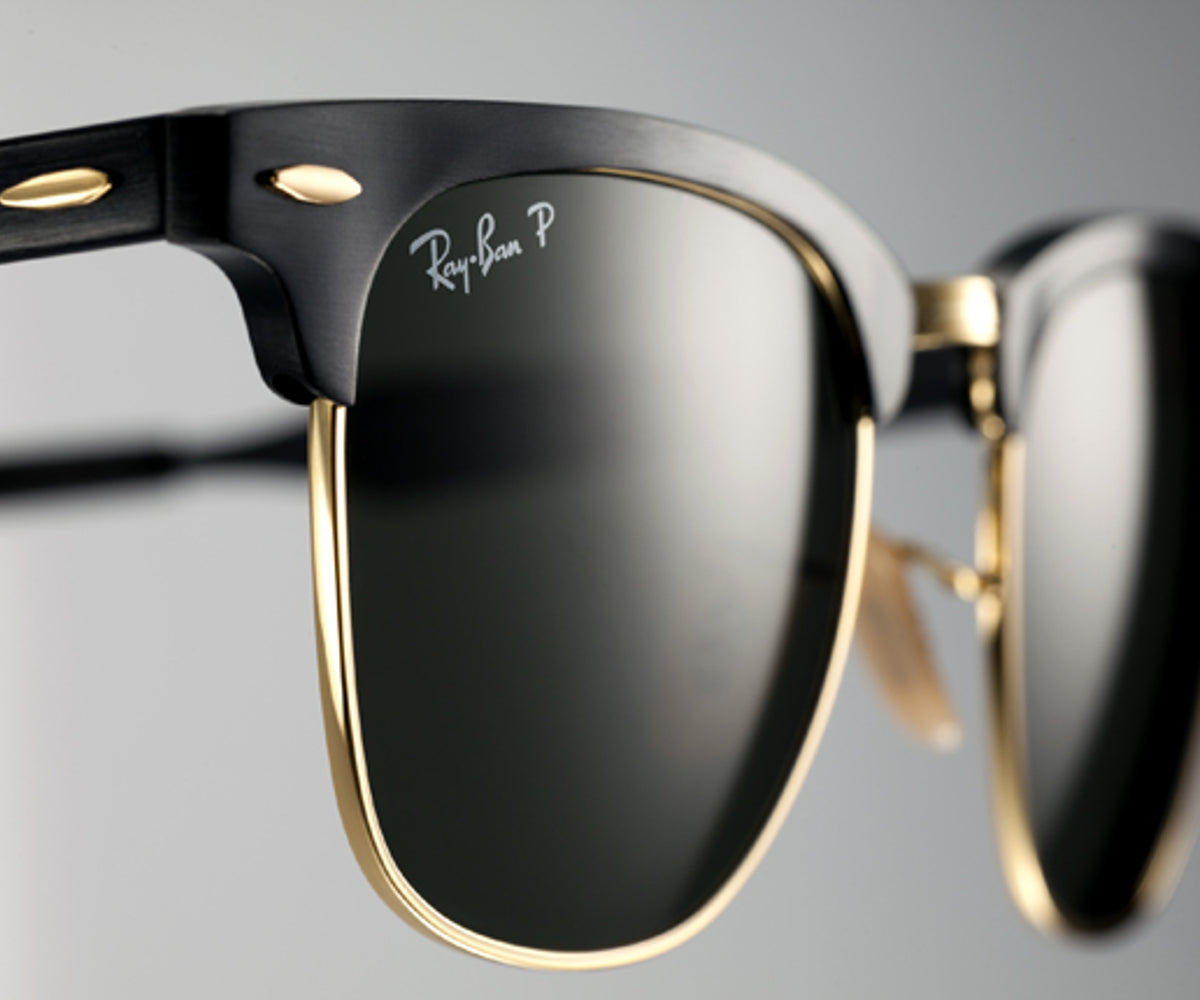 New Fashion Stylish Club-Master Black & Gold 3016 Master Pcs Sunglasses For Unisex