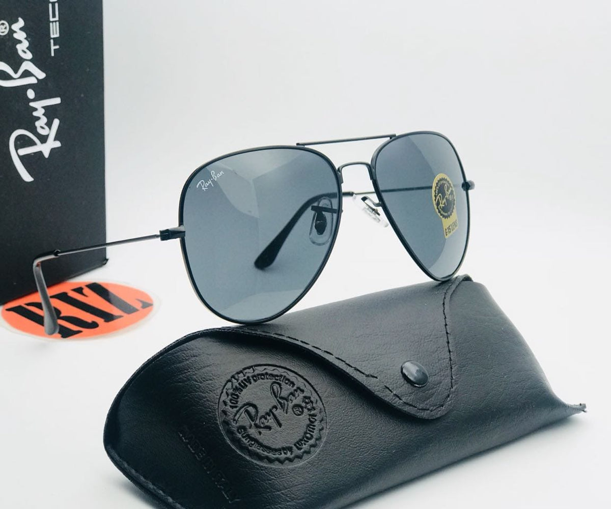 New Arrival Black & Black 3026 Oval Master Pcs Sunglasses For Men.