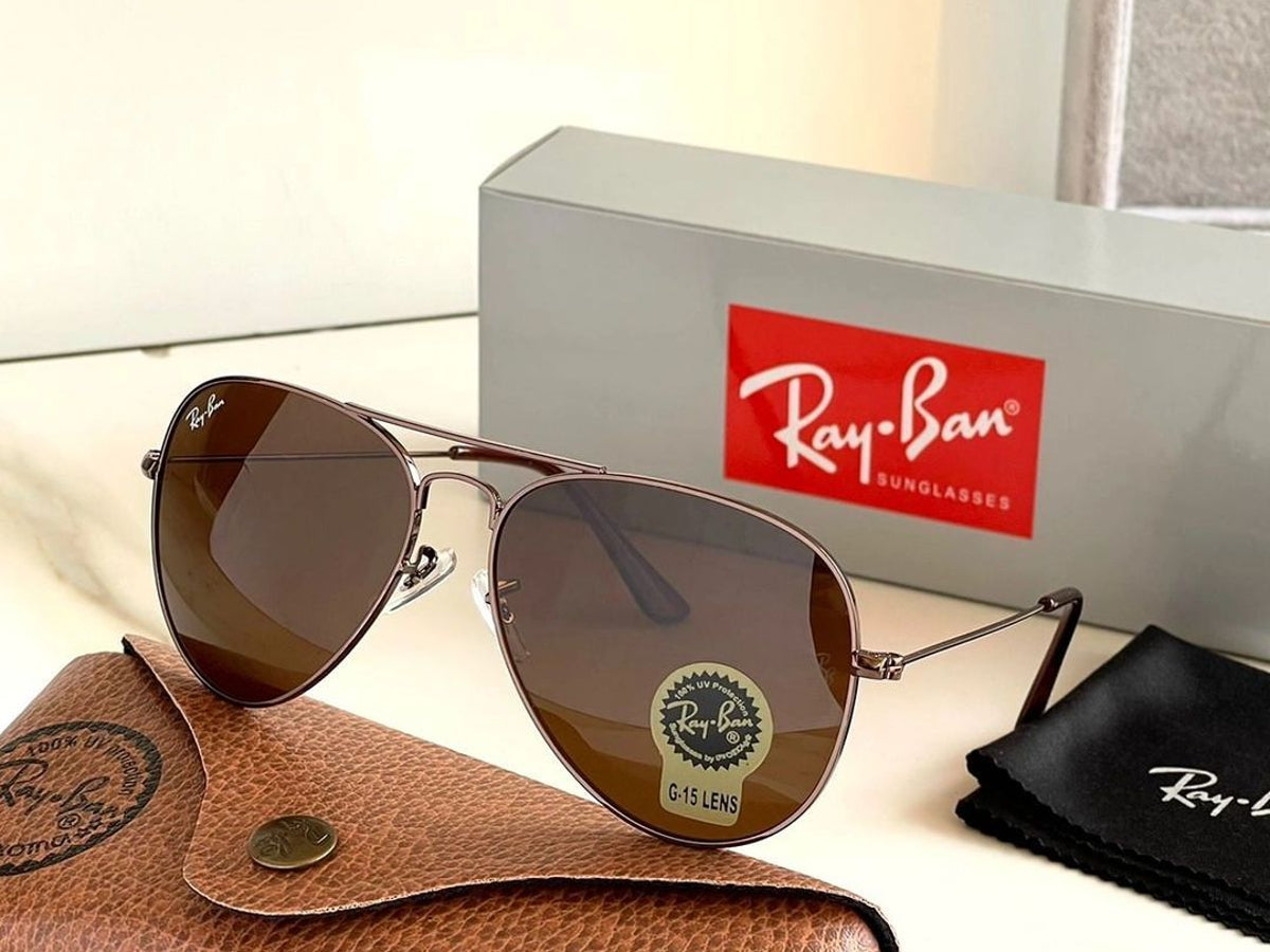 New Stylish Brown & Brown 3026 Wayfarer Master Pcs Sunglass For Unisex