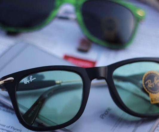 Ray-Ban ( RB ) New Stylish Men`s Special Square Transferant  & Gold 2148 Master Pcs Sunglasses.