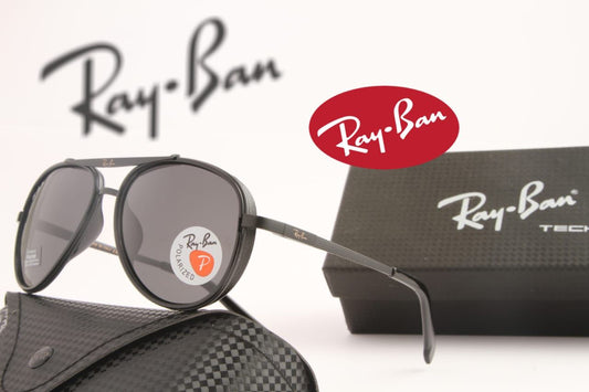 RB Ray-Ban New Stylish Orange & Gold 4414 Causal Latest Master Pcs Sunglass For Unisex.