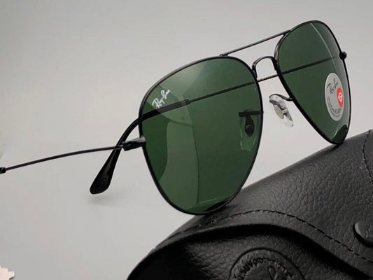 Ray-Ban ( RB ) New Stylish Green & Black 3026 Wayfarer Master Pcs Sunglass For Unisex