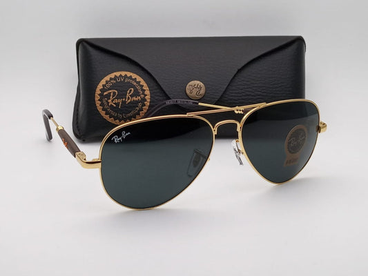 New Stylish Black & Gold 3517 Oval Trendy Hot Favorite Vintage Master Pcs Sunglass For Unisex.
