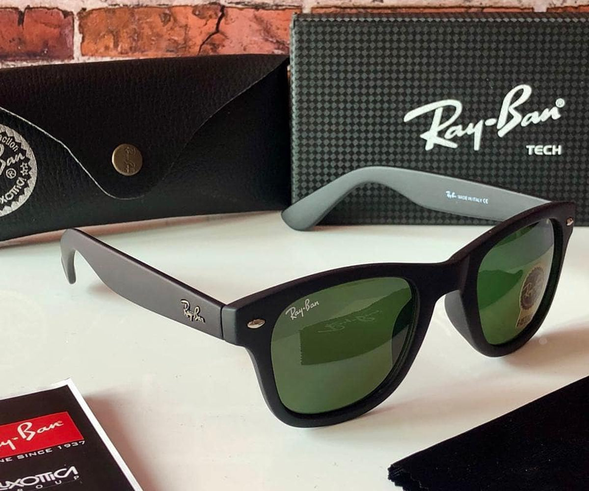 New Stylish Green Glass 2140 Wayfarer Style Master Pcs Sunglass For Unisex