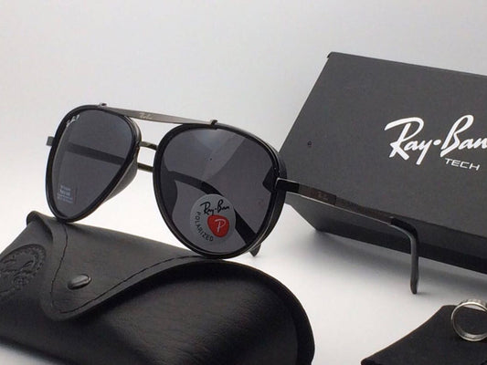 New Stylish Black & Black 4414 Causal Latest Master Pcs Sunglass For Unisex.