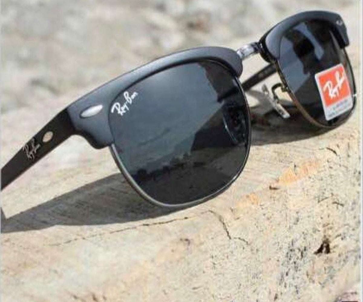 New Fashion Stylish Club-Master Black & Black 3016 Master Pcs Sunglasses For Unisex