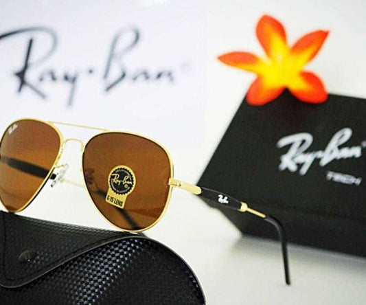New Fashion Arrival Brown & Gold 3517 Oval Trendy Hot Favorite Master Pcs Sunglasses For Everyone.