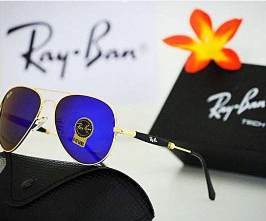 New Fashion Arrival Blue & Gold 3517 Oval Trendy Hot Favorite Master Pcs Sunglasses For Everyone.